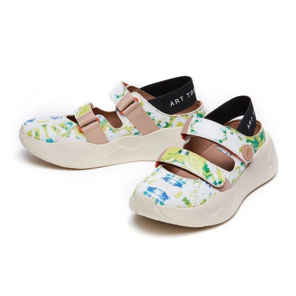 UIN Women's Outdoor Sandal Travel Shoes (Floral Suffusion San Sebastian III )133